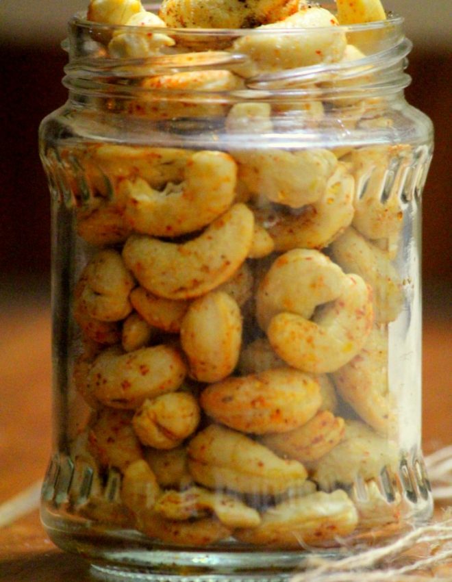 Paprika and Black Pepper Roasted Cashews