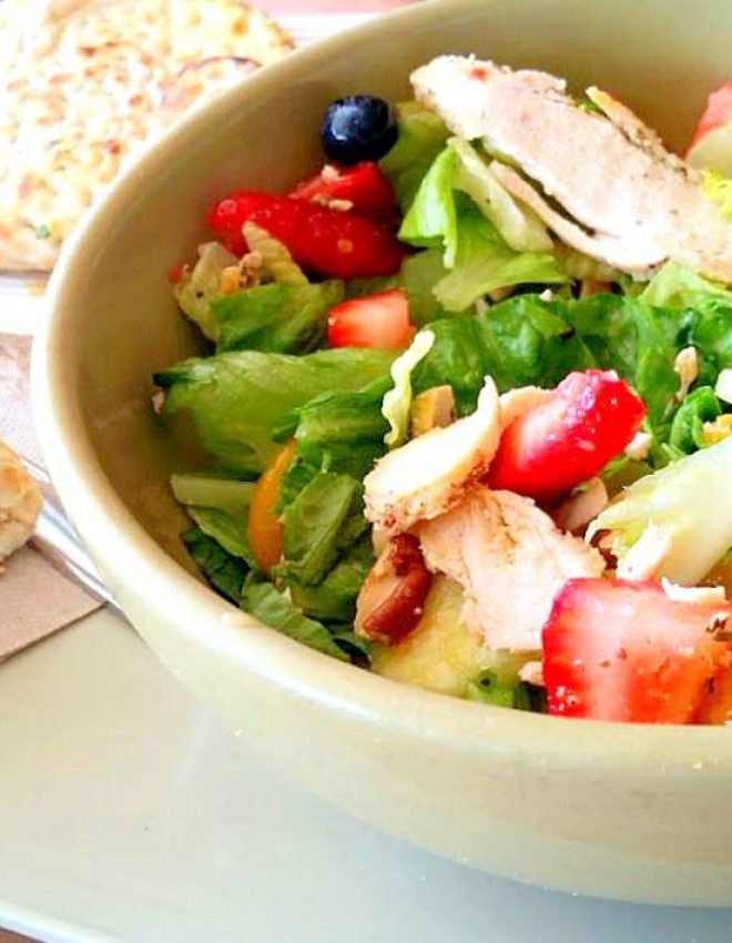 Strawberry Poppy Seed Chicken Salad