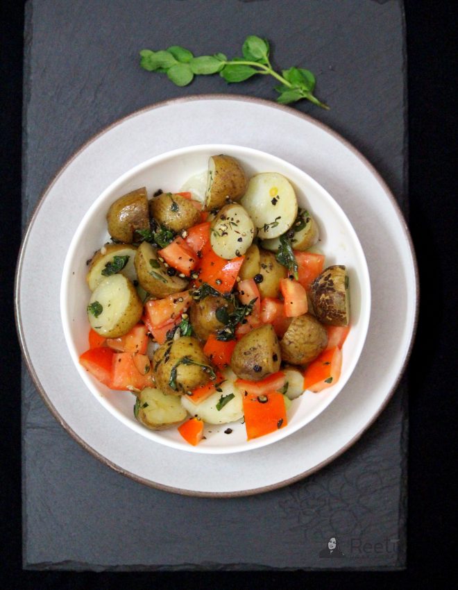 Baked Baby Potato Salad