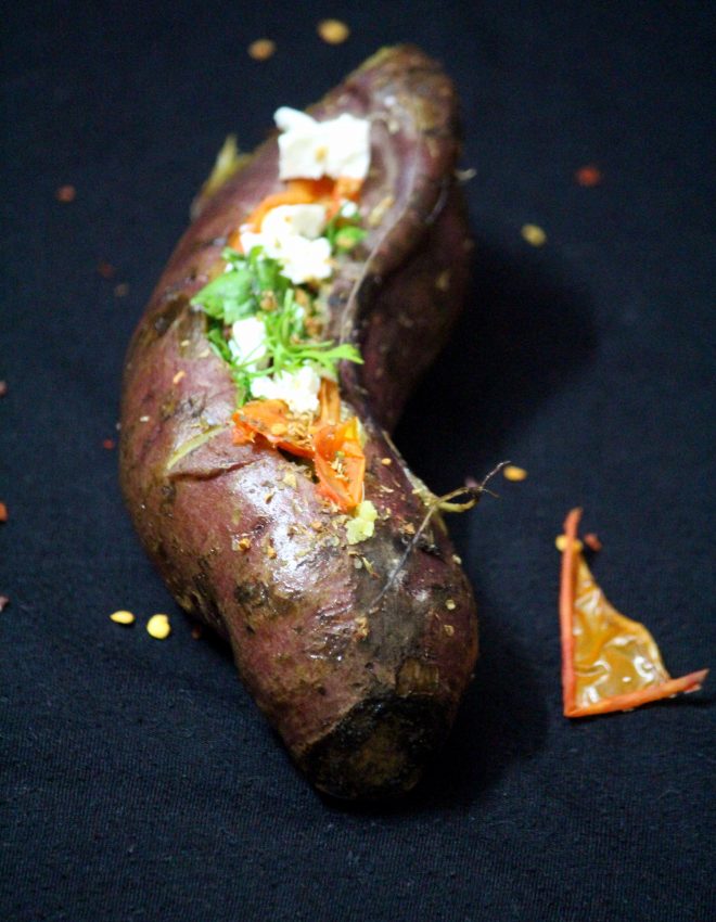 Baked Stuffed Sweet Potatoes