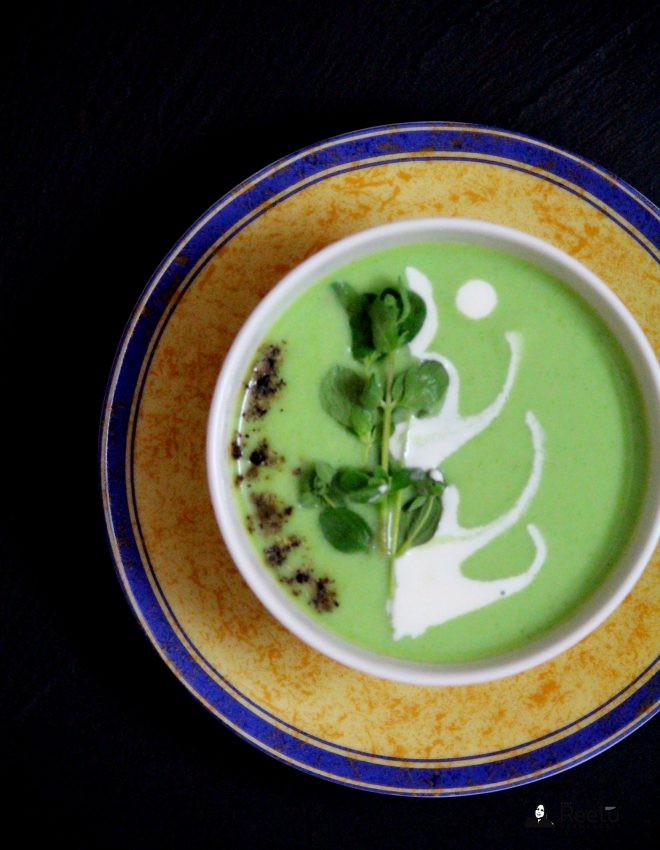 Broccoli and Green Apple soup