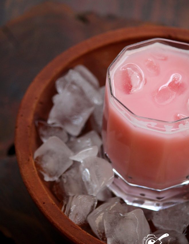 Chabeel (Kachi lassi, Rose Flavored Summer Drink)