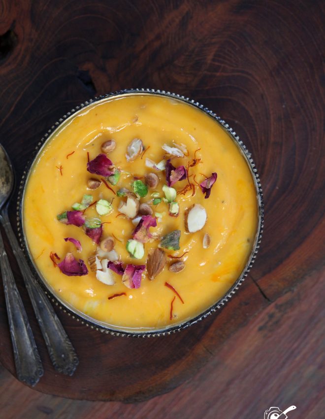 Amrakhand (Mango Shrikhand)