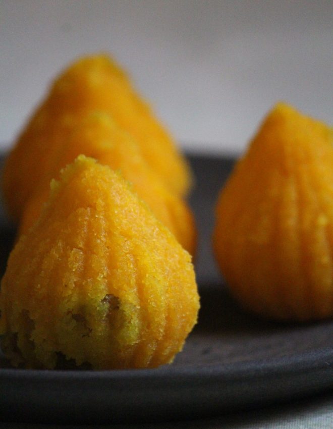 Orange and Coconut Modak