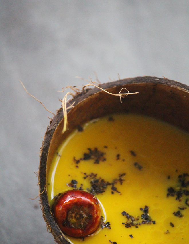 Coconut Ginger and Turmeric Soup