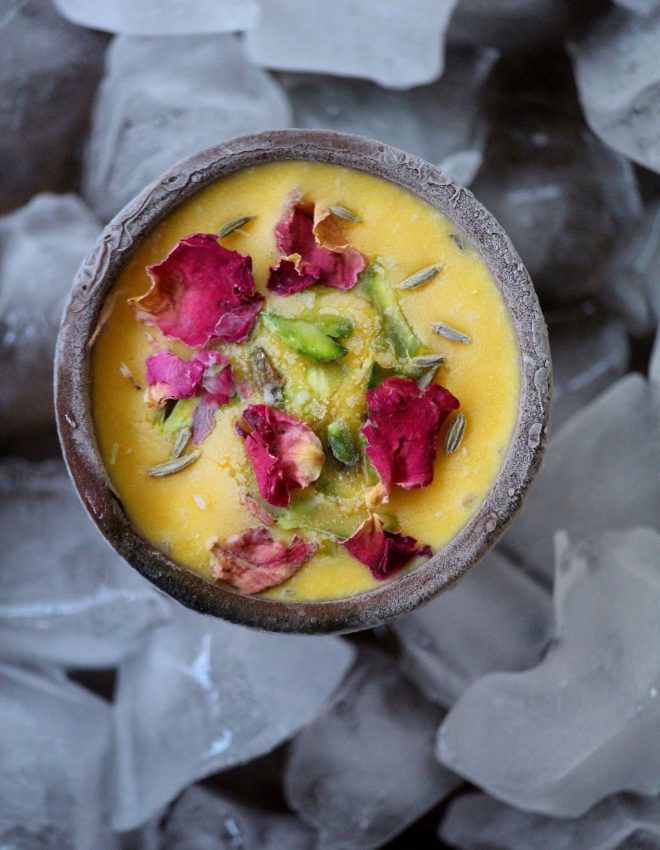 Kulhadwali Mango and Fennel Kulfi (Kulhadwali Aam Aur Saunf Ki Kulfi)