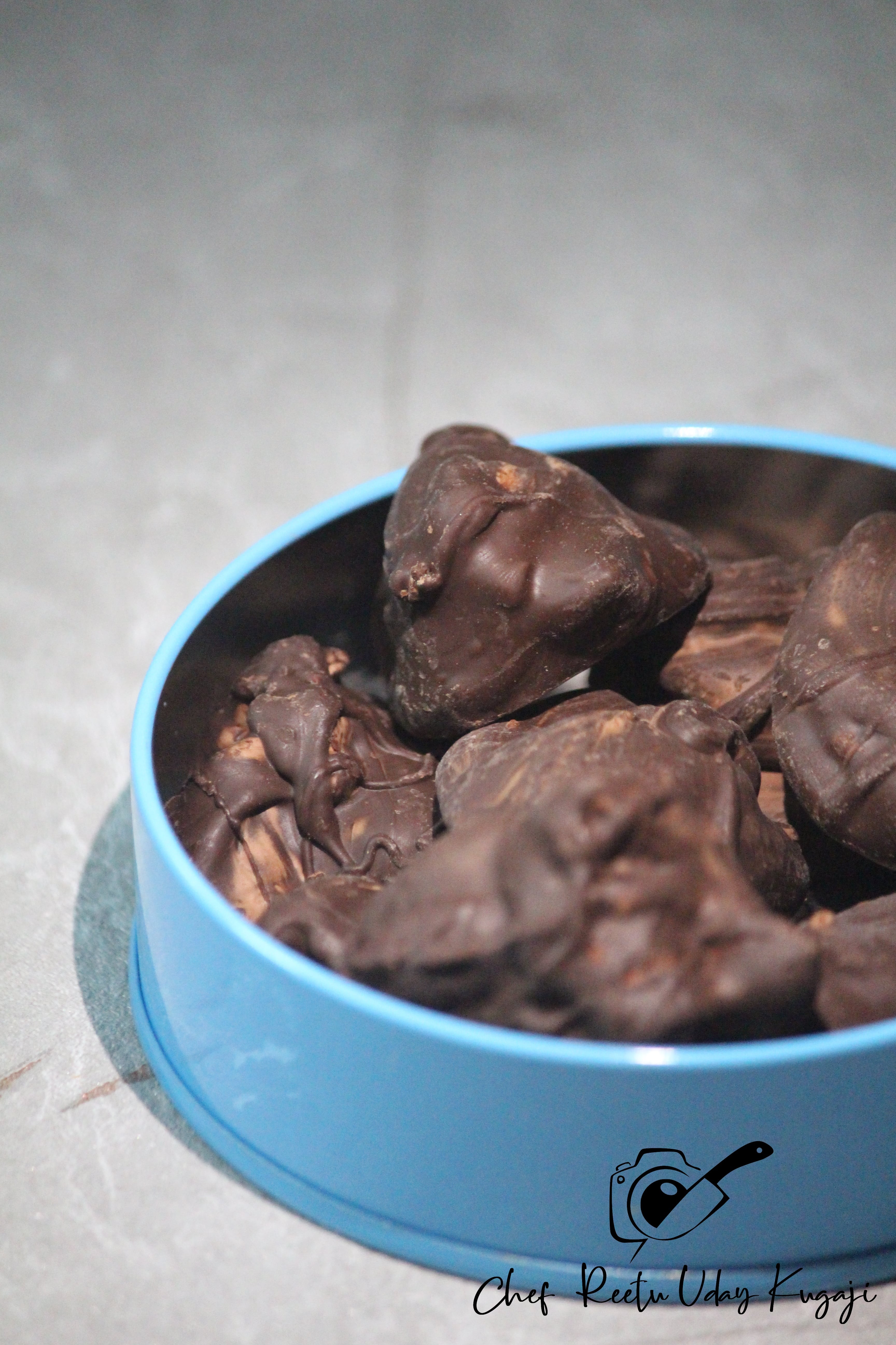 Dark Chocolate Almond Rocks Chef Reetu Uday Kugaji